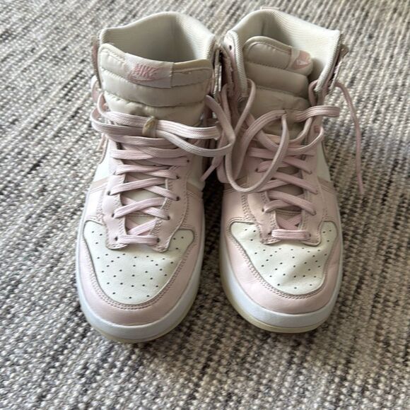Nike Dunk High Up "Pink Oxford" sneakers size 9.5 - Picture 3 of 10